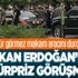 Başkan Erdoğan Üsküdar'da makam aracını durdurarak vatandaşlarla sohbet etti fotoğraf çektirdi