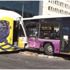 İstanbul'da tramvay ile halk otobüsü çarpıştı
