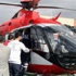 Beş buçuk aylık doğum yapan anne ve bebeğine helikopter ambulans