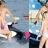 Serdar Ortaç ile eşinin Jet-Ski keyfi