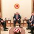 TBMM Başkanı Mustafa Şentop, Galatasaray heyetini kabul etti
