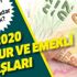 2020 Ocak ayı zammı enflasyon farkı ne kadar? Memur ve SGK SSK Bağkur emeklisi zam hesabı ve yeni taban maaşlar