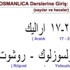Bunlar da zorunlu Osmanlıca capsleri