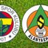 Fenerbahçe - Alanyaspor (CANLI ANLATIM)