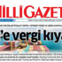 Milli Gazete'den hükümeti zora sokacak İsrail manşeti Milli Gazete'den hükümeti zora sokacak İsrail manşeti