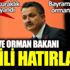 Tarım ve Orman Bakanı yeşili hatırlattı Tarım ve Orman Bakanı yeşili hatırlattı