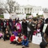 ABD’deki göçmenlerden Beyaz Saray önünde protesto