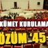 Hükümet kurulamazsa çözüm 45+1