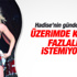 Hadise giyinmeye karşı