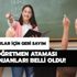 2020 öğretmen ataması kontenjanları belli oldu! 2020 öğretmen alımı taban puanları kaç?