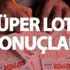 Süper Loto sonuçları açıklandı! Süper Loto sonuçlarına göre ikramiye haftaya kaldı…