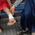 Adana'da polise atılan molotof bebek arabasına geldi
