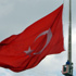 Taksim'de dev Türk bayrağı yarıya indirildi