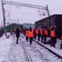 Rusya'da tren raydan çıktı: 25 vagon birbirine girdi