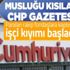Fondaş Cumhuriyet gazetesi bir haftada 7 gazetecinin işine son verdi