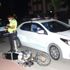 Trafik polisinin 'dur' ihtarına uymayan gençler motosiklet devrilince yakayı ele verdi