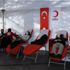 Sokağa çıkma kısıtlamasında kan verdiler