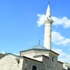 Tarihi caminin havuzunda serinliyorlar Tarihi caminin havuzunda serinliyorlar