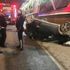 Kadıköy'de üst yoldan E-5'e uçan otomobilin sürücüsü hayatını kaybetti
