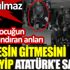 Herkesin gitmesini bekleyip Atatürk'e sarılan çocuk herkesi duygulandırdı Herkesin gitmesini bekleyip Atatürk'e sarılan çocuk herkesi duygulandırdı