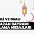 TOBB Başkanı Hisarcıklıoğlu'dan, Ramazan Bayramı mesajı TOBB Başkanı Hisarcıklıoğlu'dan, Ramazan Bayramı mesajı