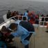 Ayvalık açıklarında Türk kara sularına geri itilen 44 sığınmacı kurtarıldı Ayvalık açıklarında Türk kara sularına geri itilen 44 sığınmacı kurtarıldı