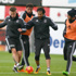 Beşiktaş idmanında gerginlik