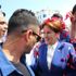 İP'liler Meral Akşener'i gül dökerek karşıladı İP'liler Meral Akşener'i gül dökerek karşıladı