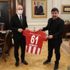Sivasspor'dan İçişleri Bakanı Süleyman Soylu'ya ziyaret Sivasspor'dan İçişleri Bakanı Süleyman Soylu'ya ziyaret