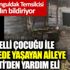 ﻿Üç engelli çocuğu ile harabede yaşayan aileye İYİ Parti’den yardım eli