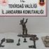 Tekirdağ'da tarihi eserler ele geçirildi Tekirdağ'da tarihi eserler ele geçirildi