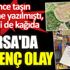 ﻿Önce taşın üzerine yazılmıştı, şimdi de kağıda. Bursa'da iğrenç olay