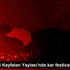 Ordu daki Keyfalan Yaylası nda kar festivali düzenlendi