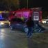 Polisten kaçan servis minibüsü otomobile çarptı, 2 ...