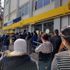 PTT önünde kadınların sıra tartışması