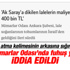 Mimarlar Odası'ndan her hafta bir Saray yalanı