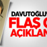Davutoğlu'ndan flaş Gül açıklaması Davutoğlu'ndan flaş Gül açıklaması