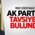 "Ak Parti'nin yenilenmesine ihtiyaç var" "Ak Parti'nin yenilenmesine ihtiyaç var"