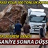 Tunceli-Erzincan karayoluna dev kayalar düştü Tunceli-Erzincan karayoluna dev kayalar düştü