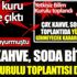 Çay, kahve, soda bitince Bilim Kurulu toplantısı da bitti. Sonuç kuru tavsiye çıktı Çay, kahve, soda bitince Bilim Kurulu toplantısı da bitti. Sonuç kuru tavsiye çıktı