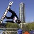 Snowboard ustaları hünerlerini sergiledi Snowboard ustaları hünerlerini sergiledi