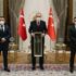 Cumhurbaşkanı Erdoğan, Avusturya’daki terör saldırısında kahraman olan iki Türk’ü kabul etti