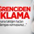 Haç kolyeli öğrenciden haberimize açıklama Haç kolyeli öğrenciden haberimize açıklama