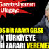 ﻿Osman Ulagay: 10 Soros bir araya gelse AKP’nin Türkiye’ye verdiği zararı veremez