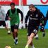 Beşiktaş, sağanak yağmur altında çalıştı Beşiktaş, sağanak yağmur altında çalıştı