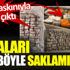Paraları işte böyle saklamışlar Paraları işte böyle saklamışlar