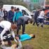 Sporcuları taşıyan midibüs kaza yaptı: 12 yaralı