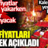 ﻿TÜİK fiyatları tek tek açıkladı. Kalem kalem yeni zamlar belli oldu