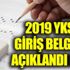 YKS sınav giriş belgesi yayınlandı! YKS sınav giriş belgesi sorgulama