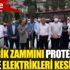 ﻿Elektrik zammını protesto eden CHP Rize İl Başkanlığı'nın elektriği kesildi